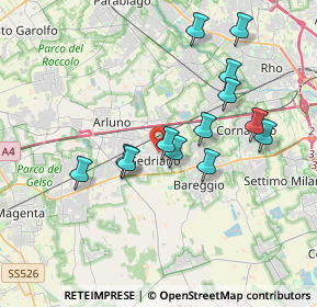 Mappa Via Filippo Turati, 20018 Sedriano MI, Italia (3.39538)