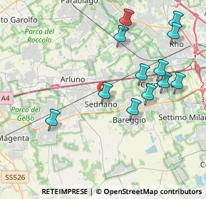 Mappa Via Filippo Turati, 20018 Sedriano MI, Italia (4.23917)