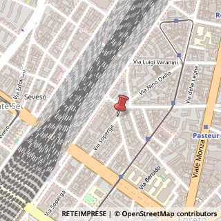 Mappa Via Pietro Marocco,  17, 20127 Milano, Milano (Lombardia)