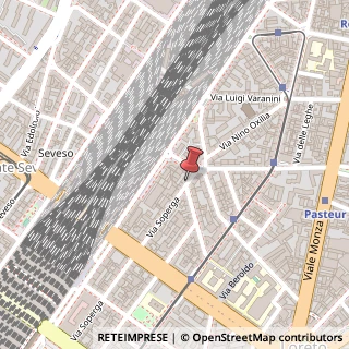 Mappa Via Soperga, 57, 20127 Milano, Milano (Lombardia)