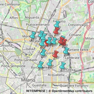 Mappa Via Fratelli Lumiere, 20127 Milano MI, Italia (1.29647)