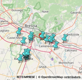 Mappa Via dei Santi, 25129 Bettole BS, Italia (7.13056)