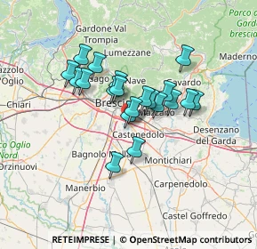 Mappa Via dei Santi, 25129 Bettole BS, Italia (10.0765)