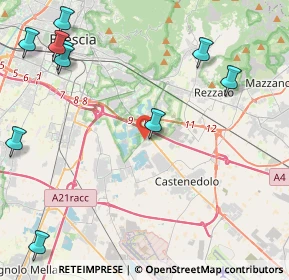 Mappa Via dei Santi, 25129 Bettole BS, Italia (6.51083)