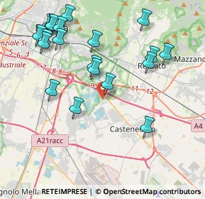 Mappa Via dei Santi, 25129 Bettole BS, Italia (4.581)