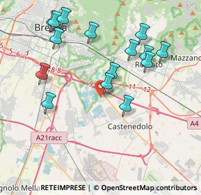 Mappa Via dei Santi, 25129 Bettole BS, Italia (4.17867)