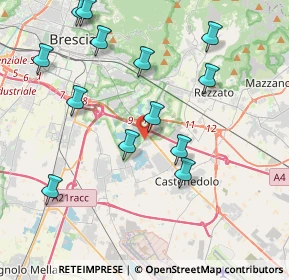 Mappa Via dei Santi, 25129 Bettole BS, Italia (4.35846)