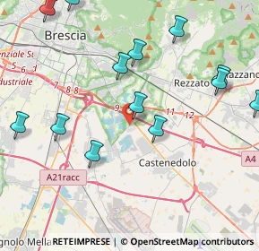 Mappa Via dei Santi, 25129 Bettole BS, Italia (4.83692)