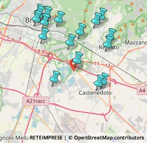 Mappa Via dei Santi, 25129 Bettole BS, Italia (4.39353)