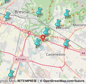 Mappa Via dei Santi, 25129 Bettole BS, Italia (5.81636)