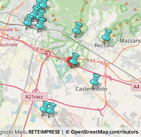 Mappa Via dei Santi, 25129 Bettole BS, Italia (5.13333)