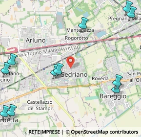 Mappa Via Guglielmo Marconi, 20018 Sedriano MI, Italia (3.215)