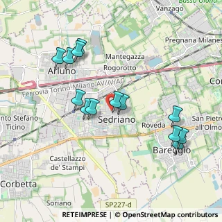 Mappa Via Guglielmo Marconi, 20018 Sedriano MI, Italia (1.91)