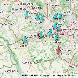 Mappa Via Guglielmo Marconi, 20018 Sedriano MI, Italia (7.30643)