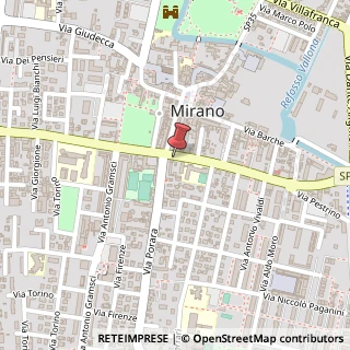 Mappa Via della Vittoria, 6, 30035 Mirano, Venezia (Veneto)