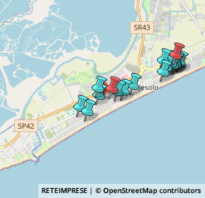 Mappa Via Cordevole, 30016 Lido di Jesolo VE, Italia (1.79778)