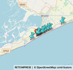 Mappa Via Cordevole, 30016 Lido di Jesolo VE, Italia (1.58273)