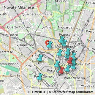 Mappa Via Enrico Annibale Butti, 20158 Milano MI, Italia (2.16688)