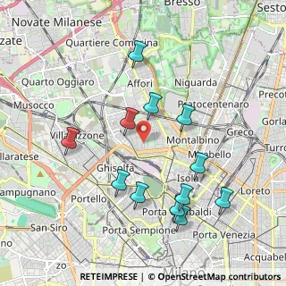 Mappa Via Enrico Annibale Butti, 20158 Milano MI, Italia (1.9775)