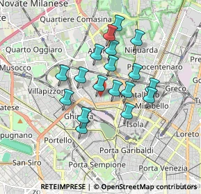 Mappa Via Pietro di Pietramellara, 20158 Milano MI, Italia (1.405)