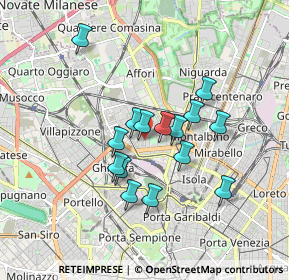 Mappa Via Pietro di Pietramellara, 20158 Milano MI, Italia (1.41933)