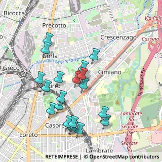 Mappa Via Bengasi, 20132 Milano MI, Italia (0.988)