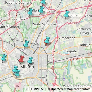 Mappa Via Bengasi, 20132 Milano MI, Italia (5.88417)