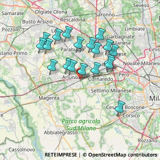 Mappa Via Cartesio, 20018 Sedriano MI, Italia (6.76211)