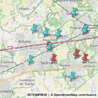 Mappa Via Cartesio, 20018 Sedriano MI, Italia (2.26923)