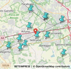 Mappa Via Cartesio, 20018 Sedriano MI, Italia (4.27)