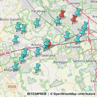 Mappa Via Cartesio, 20018 Sedriano MI, Italia (4.89842)