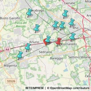 Mappa Via Cartesio, 20018 Sedriano MI, Italia (4.10818)