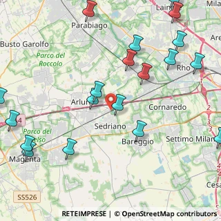Mappa Via Cartesio, 20018 Sedriano MI, Italia (5.8255)