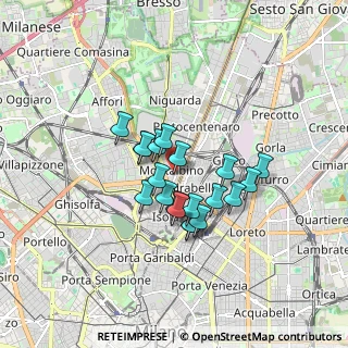 Mappa Largo Vulci, 20159 Milano MI, Italia (1.245)