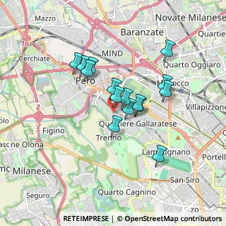 Mappa Via Enrico Falck, 20151 Milano MI, Italia (1.36867)