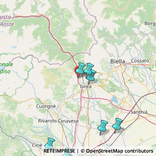 Mappa Regione Bindi, 10013 Borgofranco d'Ivrea TO, Italia (28.31091)