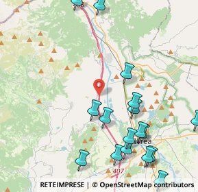 Mappa Regione Bindi, 10013 Borgofranco d'Ivrea TO, Italia (5.14941)