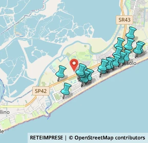 Mappa Via Ivone Grassetto, 30016 Jesolo VE, Italia (1.844)