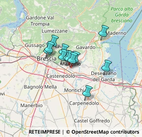 Mappa 25080 Molinetto BS, Italia (8.29333)