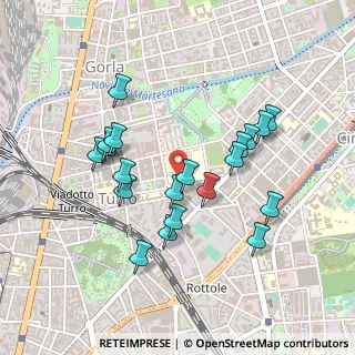 Mappa Via Luigi Prinetti, 20127 Milano MI, Italia (0.4315)