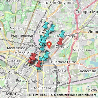 Mappa Via Luigi Prinetti, 20127 Milano MI, Italia (1.511)