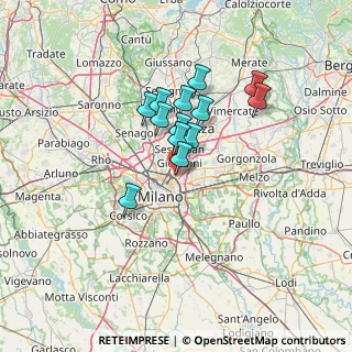 Mappa Via Luigi Prinetti, 20127 Milano MI, Italia (10.15846)