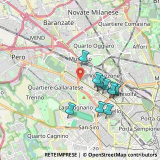 Mappa Via Capodistria, 20151 Milano MI, Italia (1.64)
