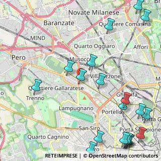 Mappa Viale Certosa, 20156 Milano MI, Italia (3.223)