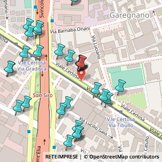 Mappa Viale Certosa, 20516 Milano MI, Italia (0.14)