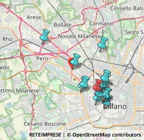 Mappa Cavalcavia del Ghisallo, 20151 Milano MI, Italia (3.73857)