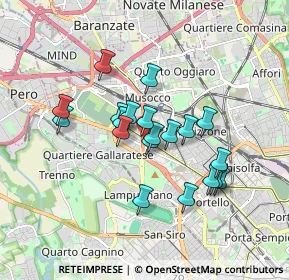 Mappa Cavalcavia del Ghisallo, 20151 Milano MI, Italia (1.4125)