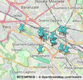 Mappa Cavalcavia del Ghisallo, 20151 Milano MI, Italia (1.325)