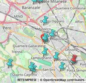 Mappa Cavalcavia del Ghisallo, 20151 Milano MI, Italia (2.34286)