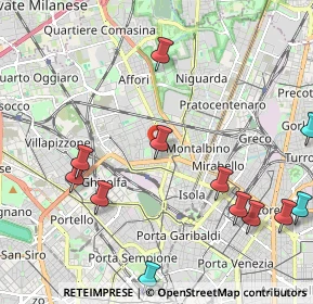 Mappa Via Camillo Prampolini, 20158 Milano MI, Italia (2.60167)